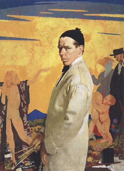 Sir William Orpen Self-Portrait with Sowing New Seed